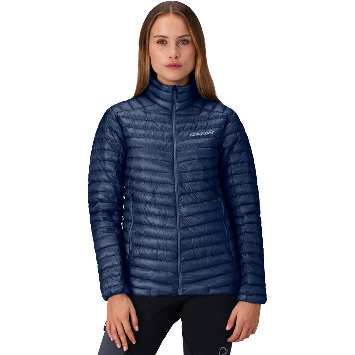 Image of Norrona Trollveggen Superlight Down800 Jacket - Women's Indigo Night, XS