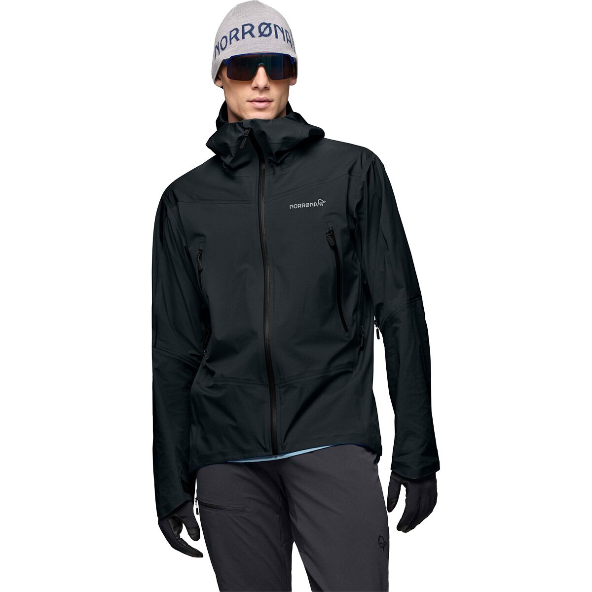 Image of Norrona Falketind GORE-TEX Jacket - Men's Caviar, L