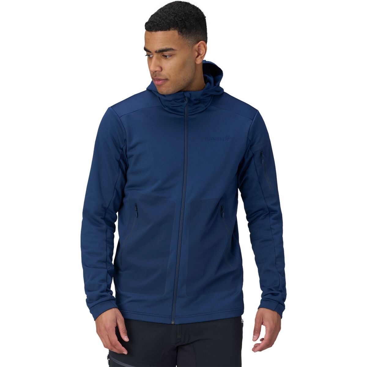 Image of Norrona Falketind Warm2 Stretch Hooded Jacket - Men's Indigo Night, XL