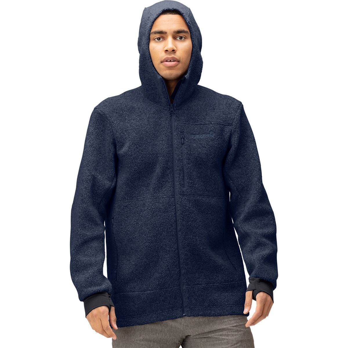 Norrona Femund Warmwool3 Hooded Jacket - Men's Indigo Night, M
