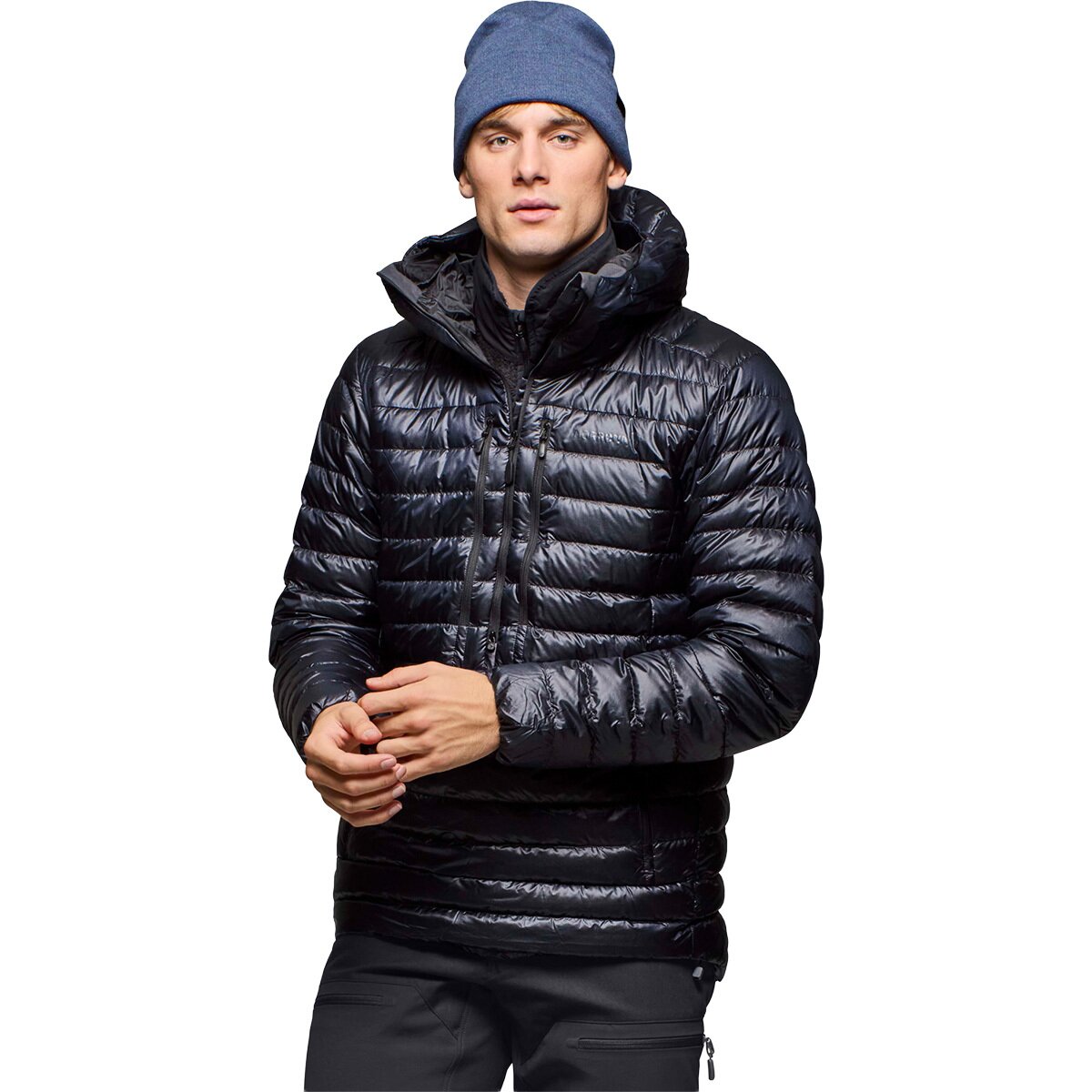 Image of Norrona Lofoten Down800 Anorak - Men's Caviar, L
