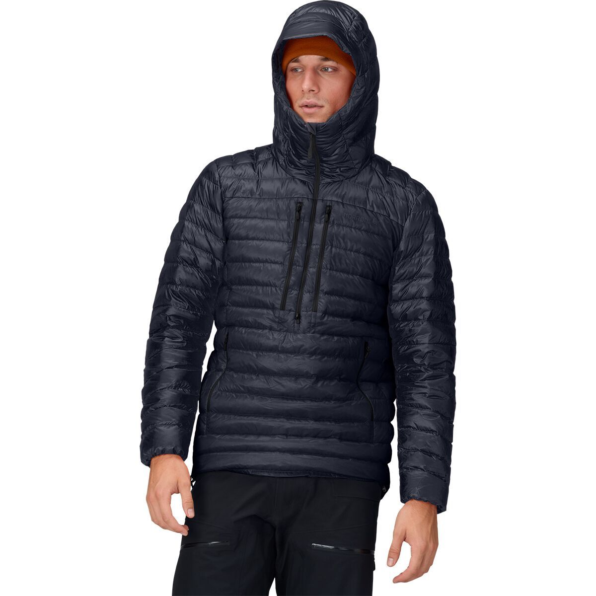 Image of Norrona Lofoten Down800 Anorak - Men's Caviar, M