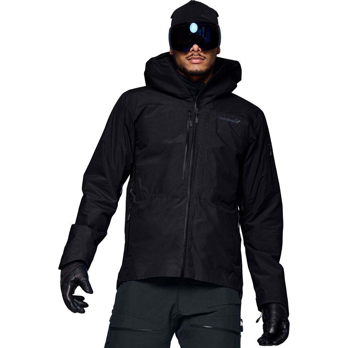 Image of Norrona Lofoten GORE-TEX Insulated Jacket - Men's Caviar, S