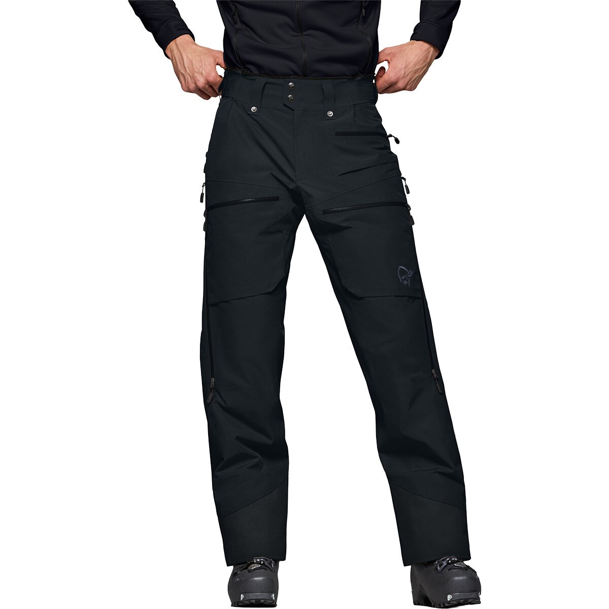 Image of Norrona Lofoten GORE-TEX Insulated Pant - Men's Caviar, M/Reg