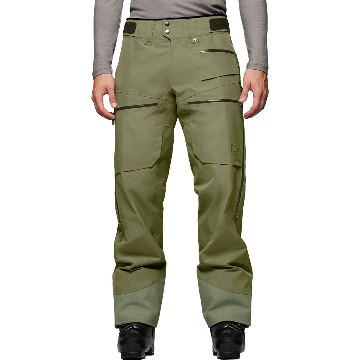 Image of Norrona Lofoten GORE-TEX Insulated Pant - Men's Deep Lichen Green, S