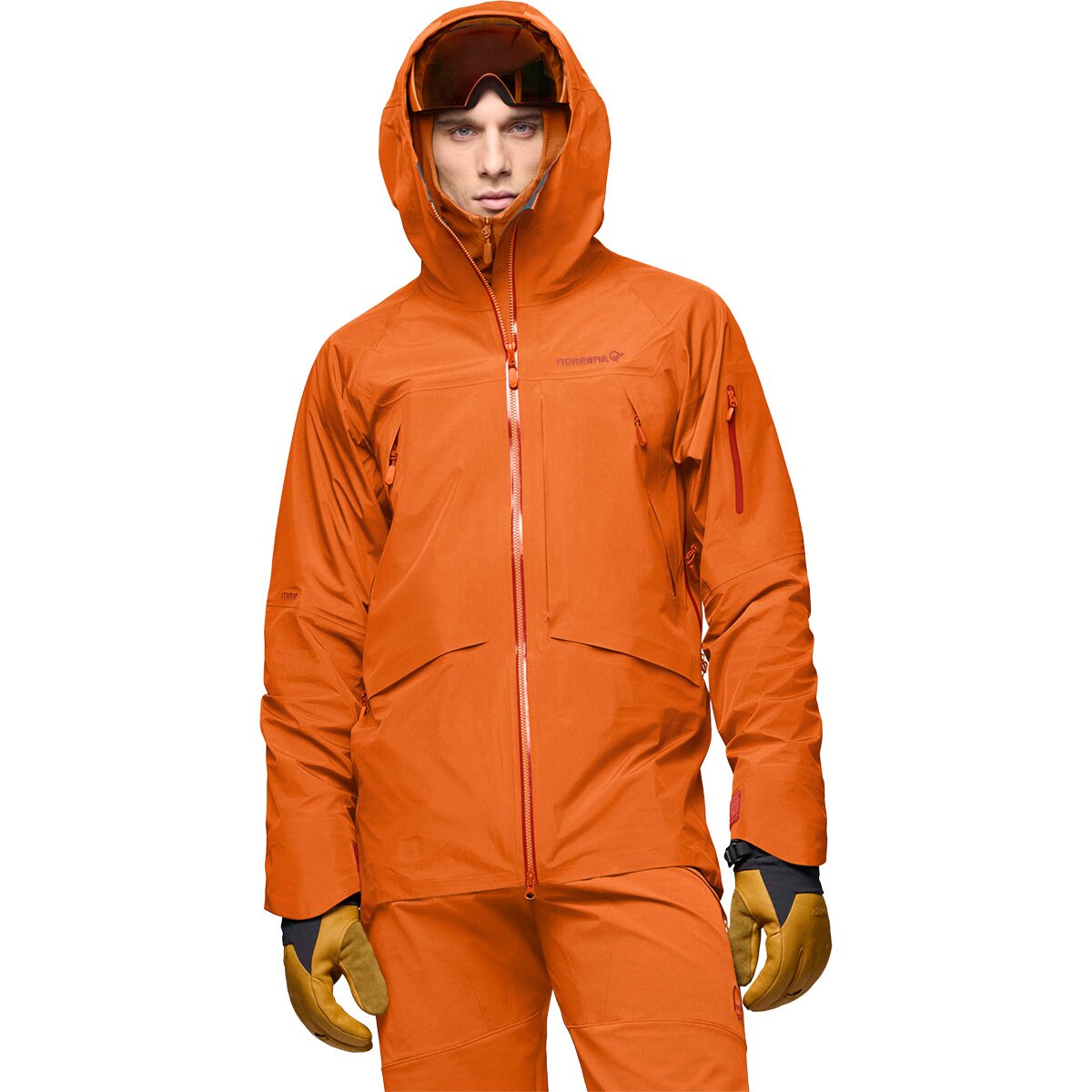 Image of Norrona More GORE-TEX Jacket - Men's Gold Flame, S