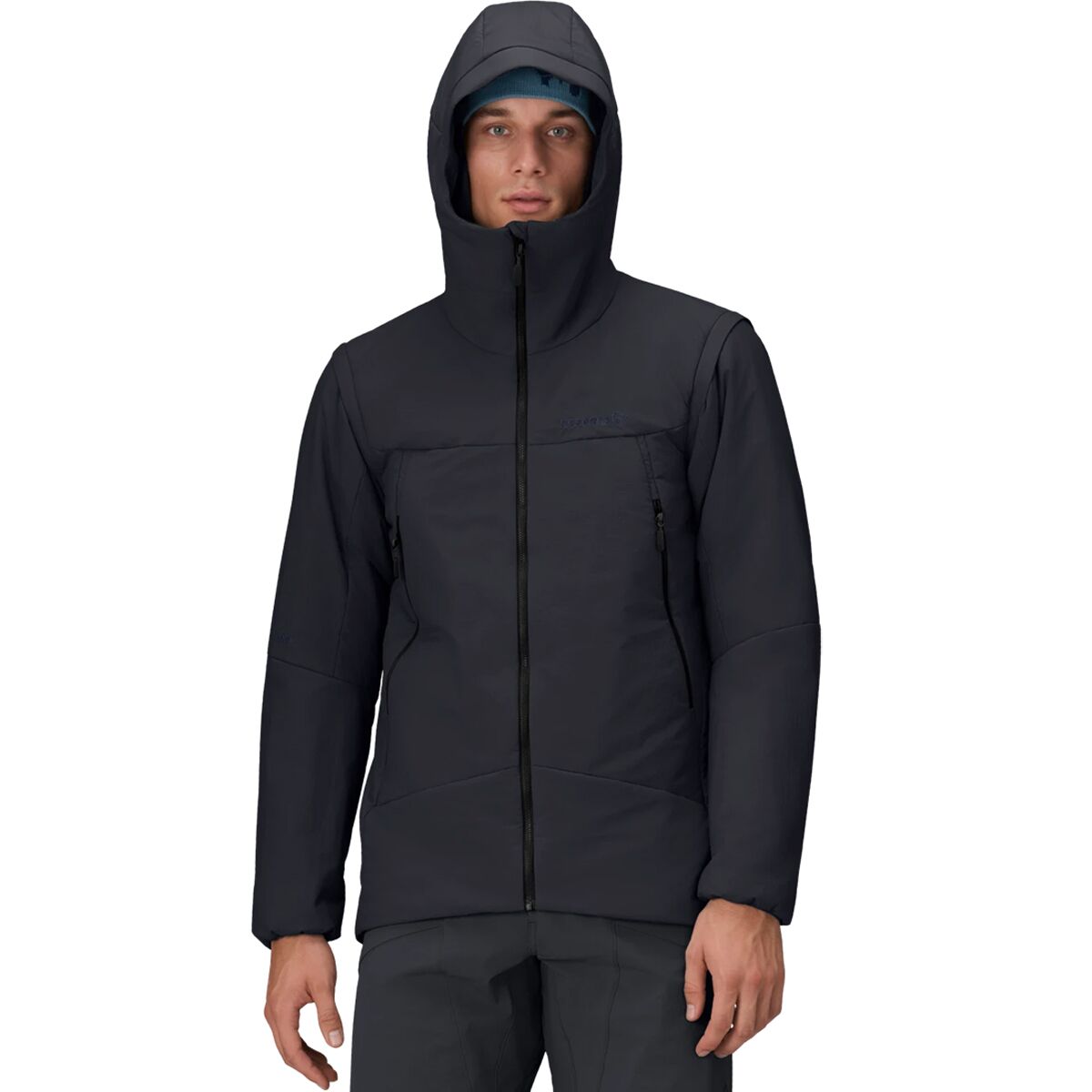 Image of Norrona More Thermo60 Aero200 Jacket - Men's Caviar, XL