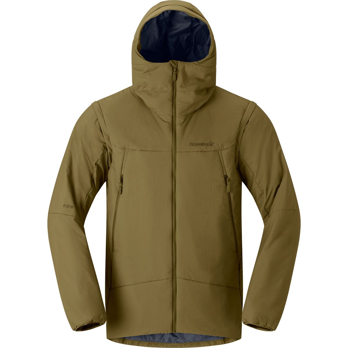 Image of Norrona More Thermo60 Aero200 Jacket - Men's Dark Olive, XL