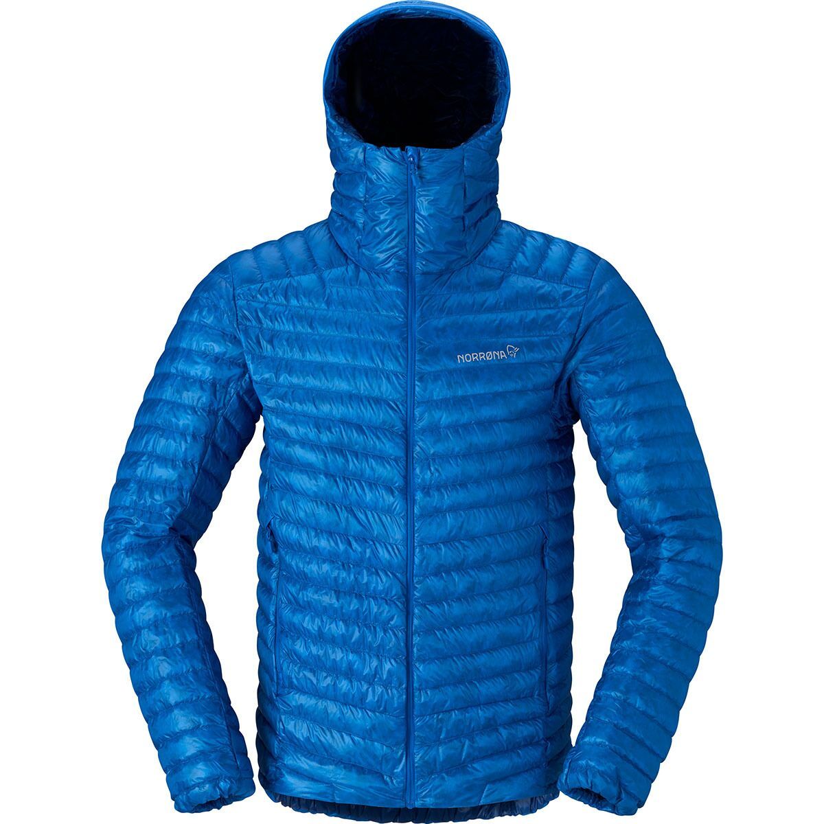 Image of Norrona Trollveggen Superlight Down800 Hooded Jacket - Men's Skydiver, M
