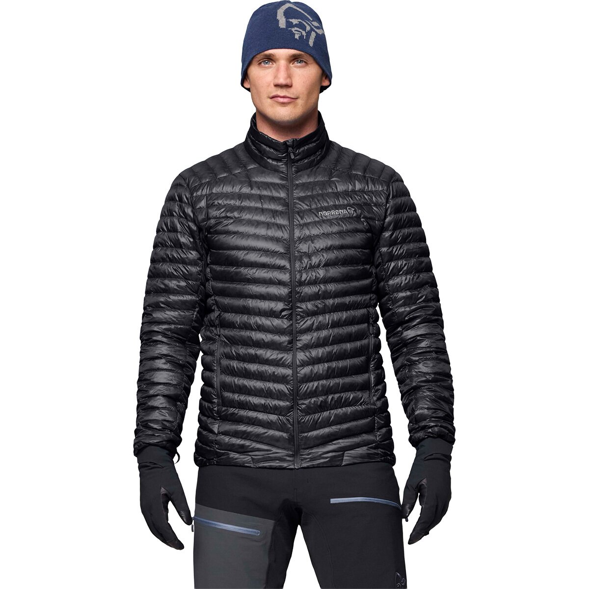 Image of Norrona Trollveggen Superlight Down800 Jacket - Men's Caviar Black, L