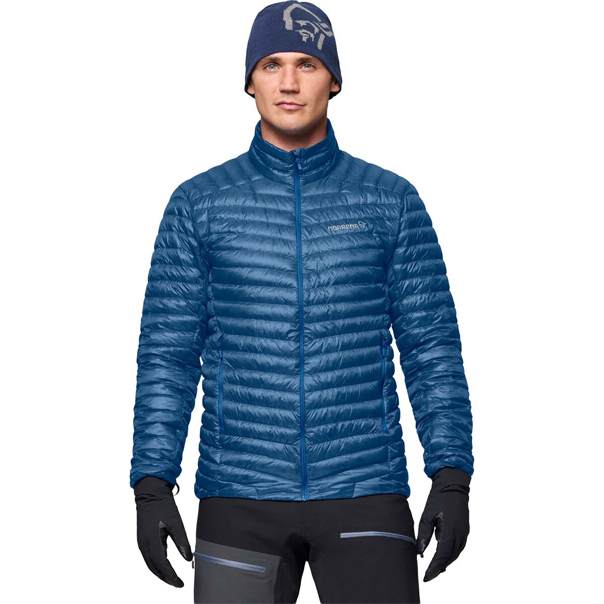 Image of Norrona Trollveggen Superlight Down800 Jacket - Men's Dark Blue, L