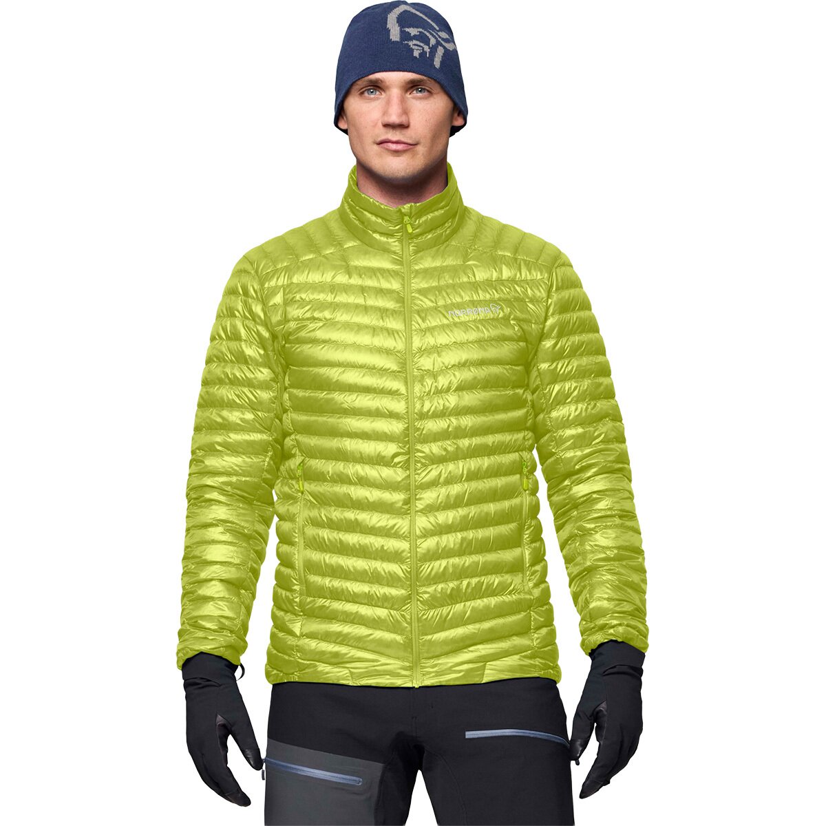 Image of Norrona Trollveggen Superlight Down800 Jacket - Men's Dark Citron, M