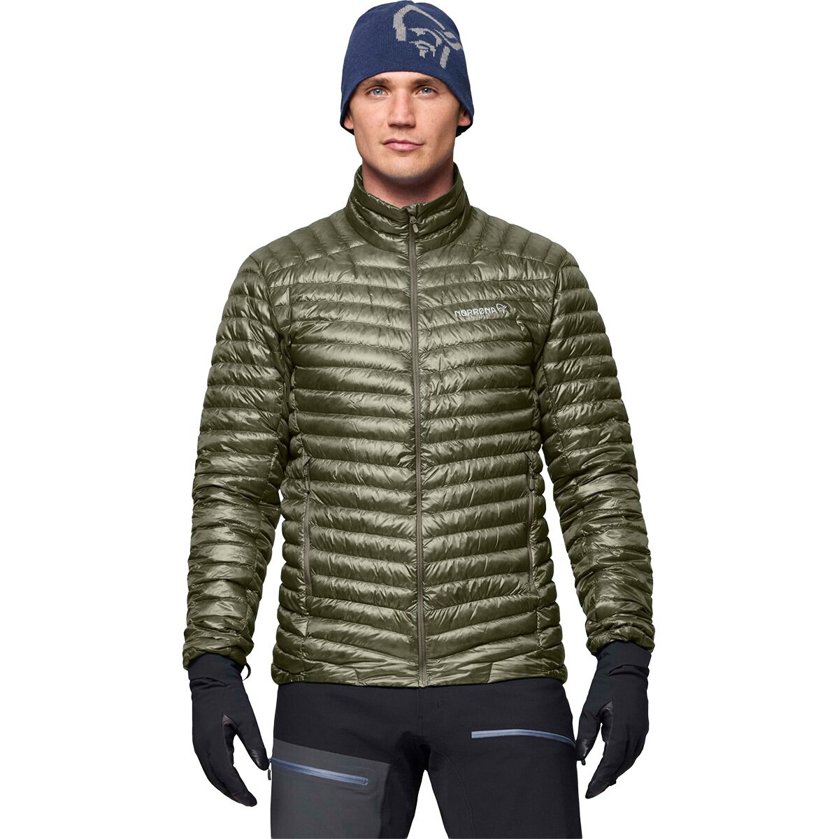 Image of Norrona Trollveggen Superlight Down800 Jacket - Men's Deep Lichen Green, S