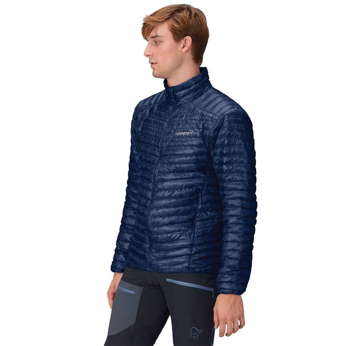 Image of Norrona Trollveggen Superlight Down800 Jacket - Men's Indigo Night, L