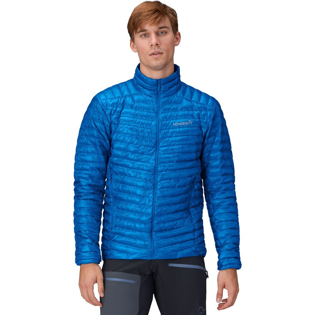 Image of Norrona Trollveggen Superlight Down800 Jacket - Men's Skydiver, M