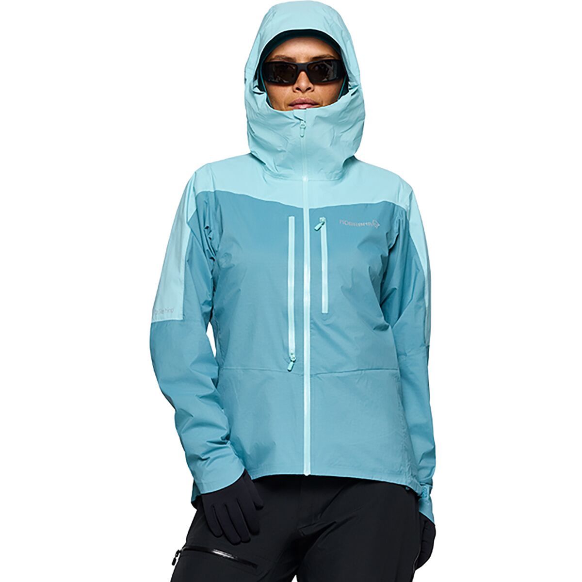 Image of Norrona Falketind Dri1 Jacket - Women's Brittany Blue/Aqua Haze, XS
