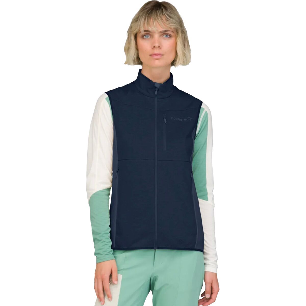 Norrona Falketind Warm2 Octa Vest - Women's Indigo Night, L