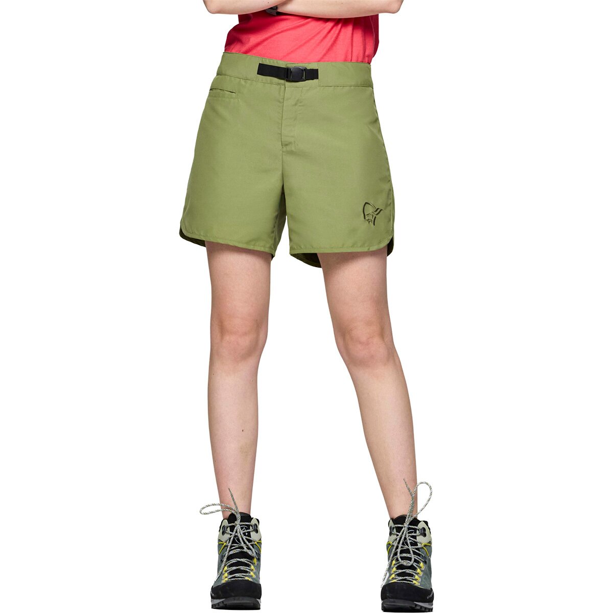 Image of Norrona Femund Silent Grid Short - Women's Loden Green, S