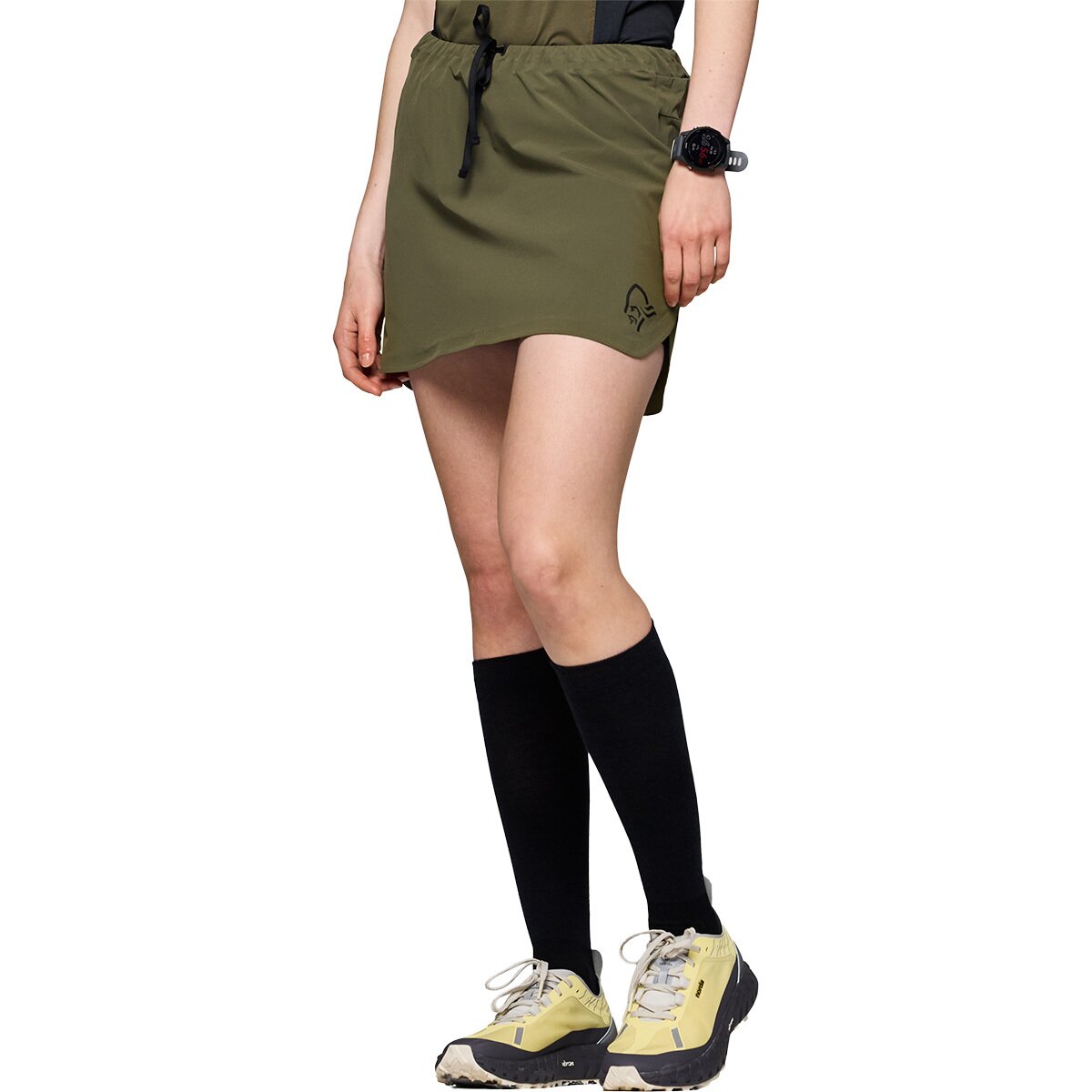 Image of Norrona Senja Flex1 Skirt - Women's Olive Night, L