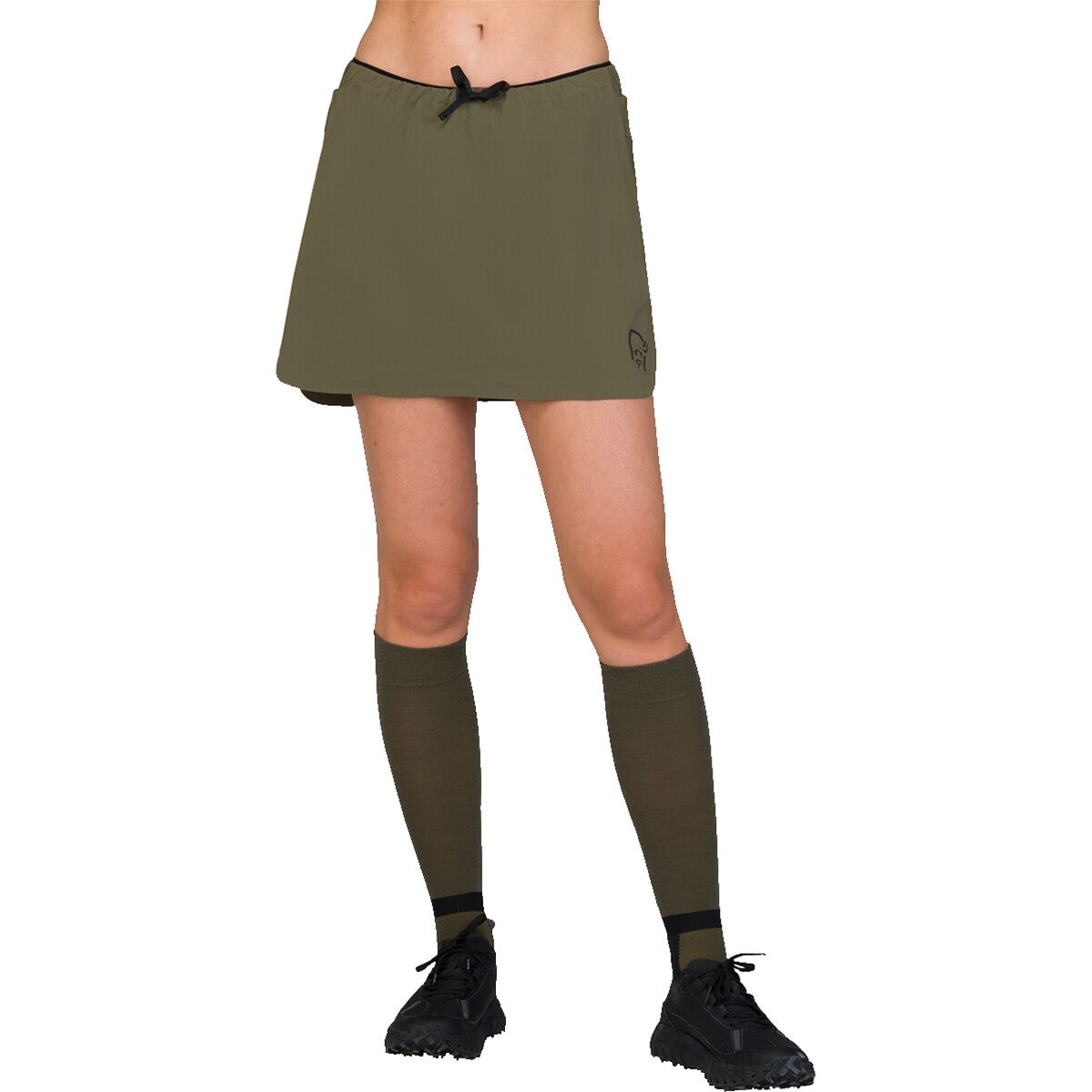 Image of Norrona Senja Flex1 Skirt - Women's Olive Night, L
