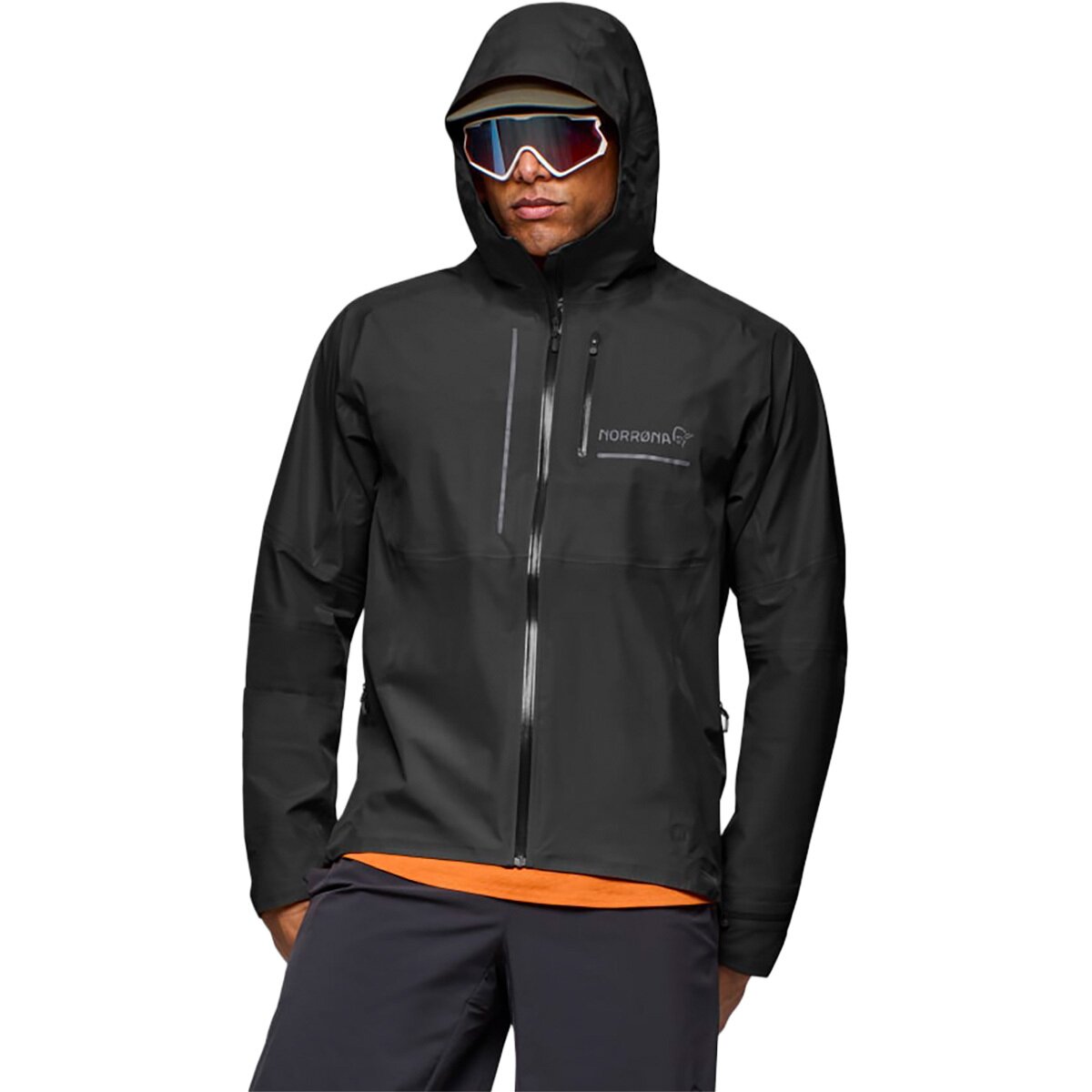 Image of Norrona Senja Gore-Tex Jacket - Men's Caviar, L