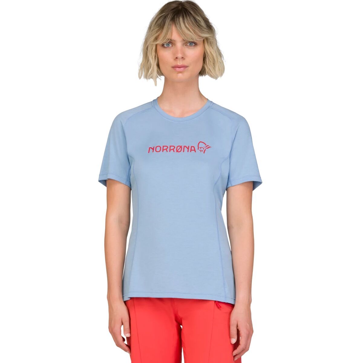 Image of Norrona Fjora Equaliser Lightweight T-Shirt - Women's Frozen Fjord, S