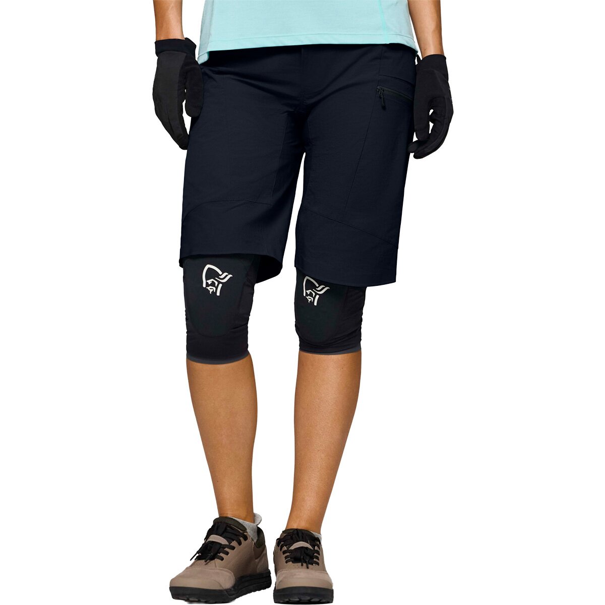 Image of Norrona Fjora Flex1 Tech MTB Shorts - Women's Caviar, XS