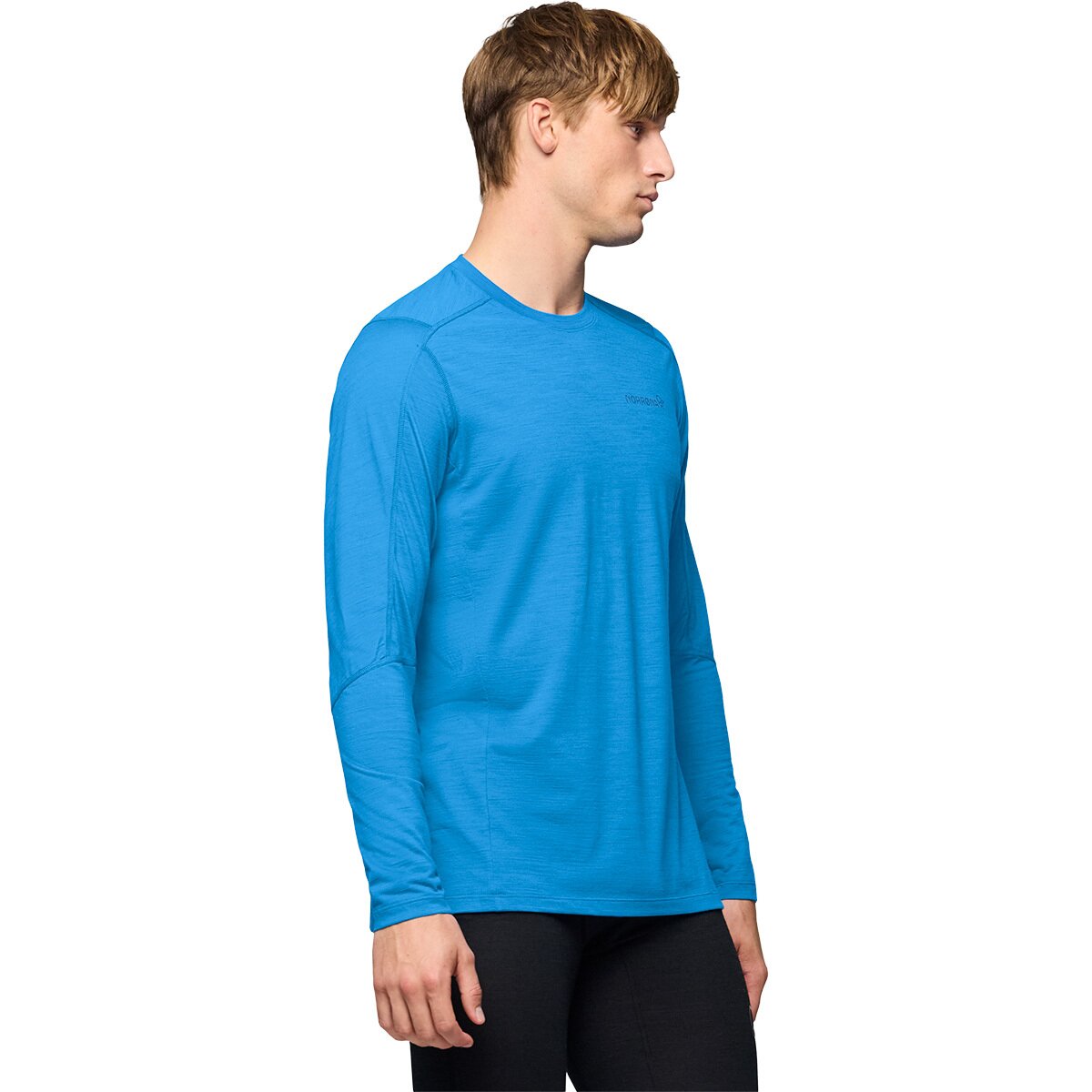 Image of Norrona Falketind EqualiserUll Long-Sleeve Top - Men's Brilliant Blue, L