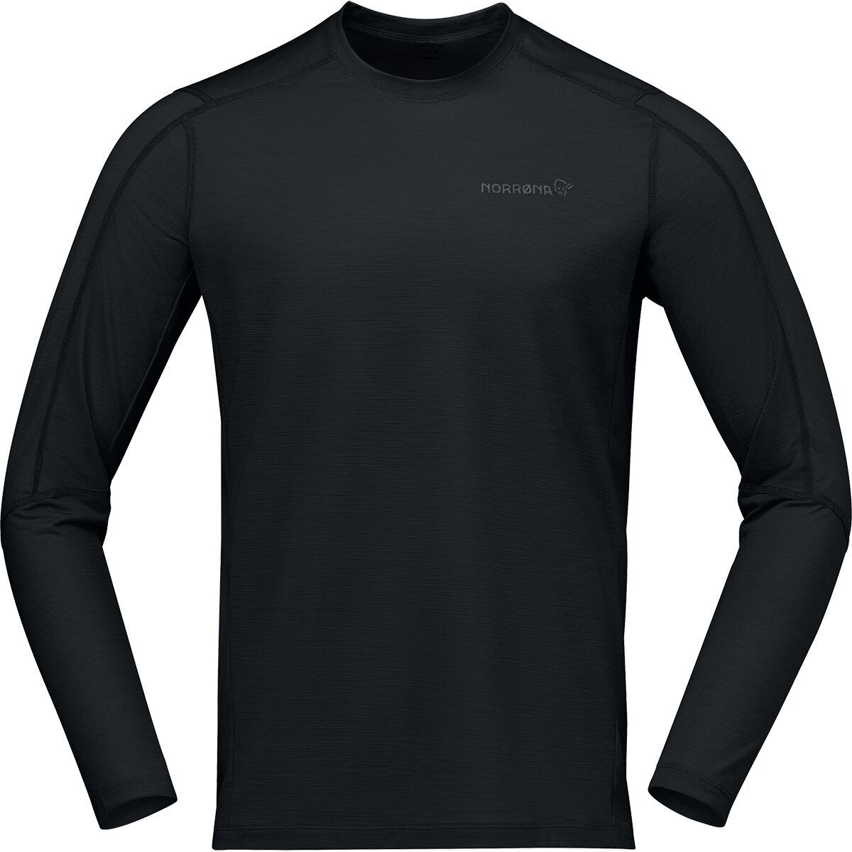 Image of Norrona Falketind EqualiserUll Long-Sleeve Top - Men's Caviar Black, M