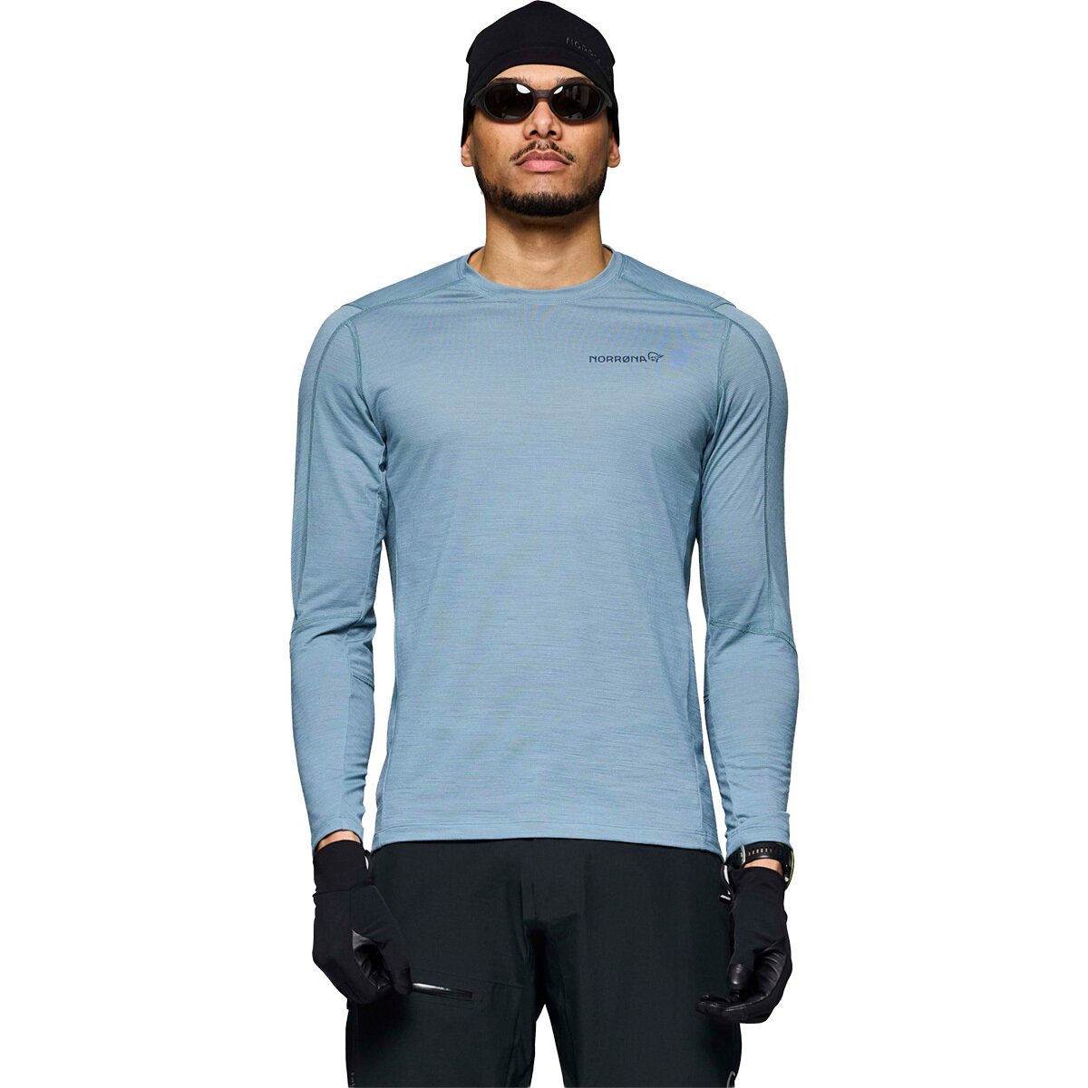 Image of Norrona Falketind EqualiserUll Long-Sleeve Top - Men's Trooper, XL