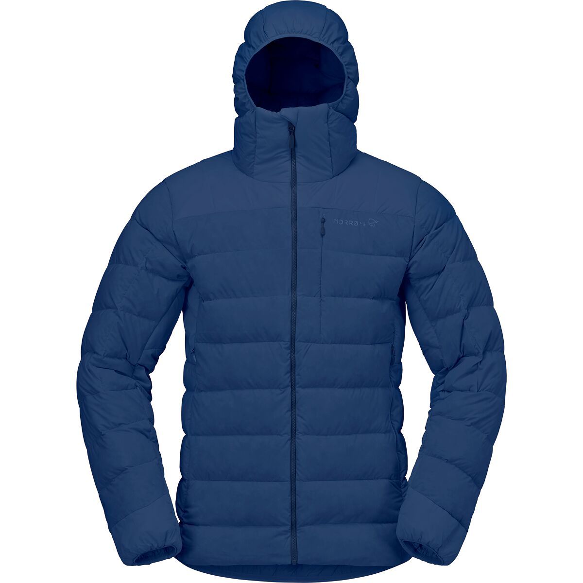 Image of Norrona Femund Down700 Zip Hooded Jacket - Men's Indigo Night, S