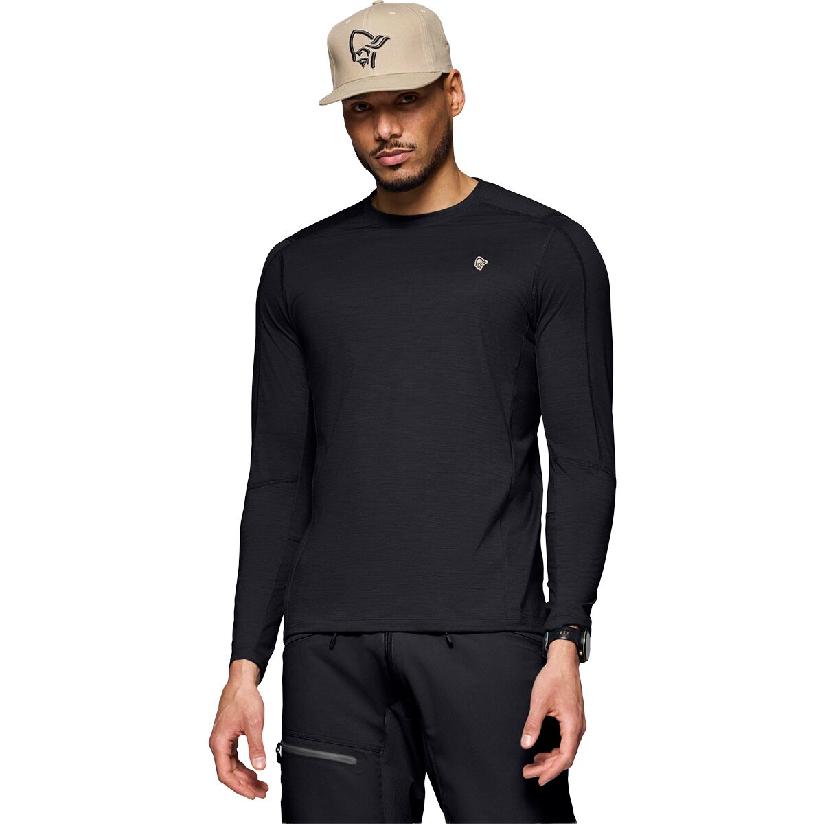 Norrona Norrona Femund PureUll Long-Sleeve Top - Men's Trooper, S