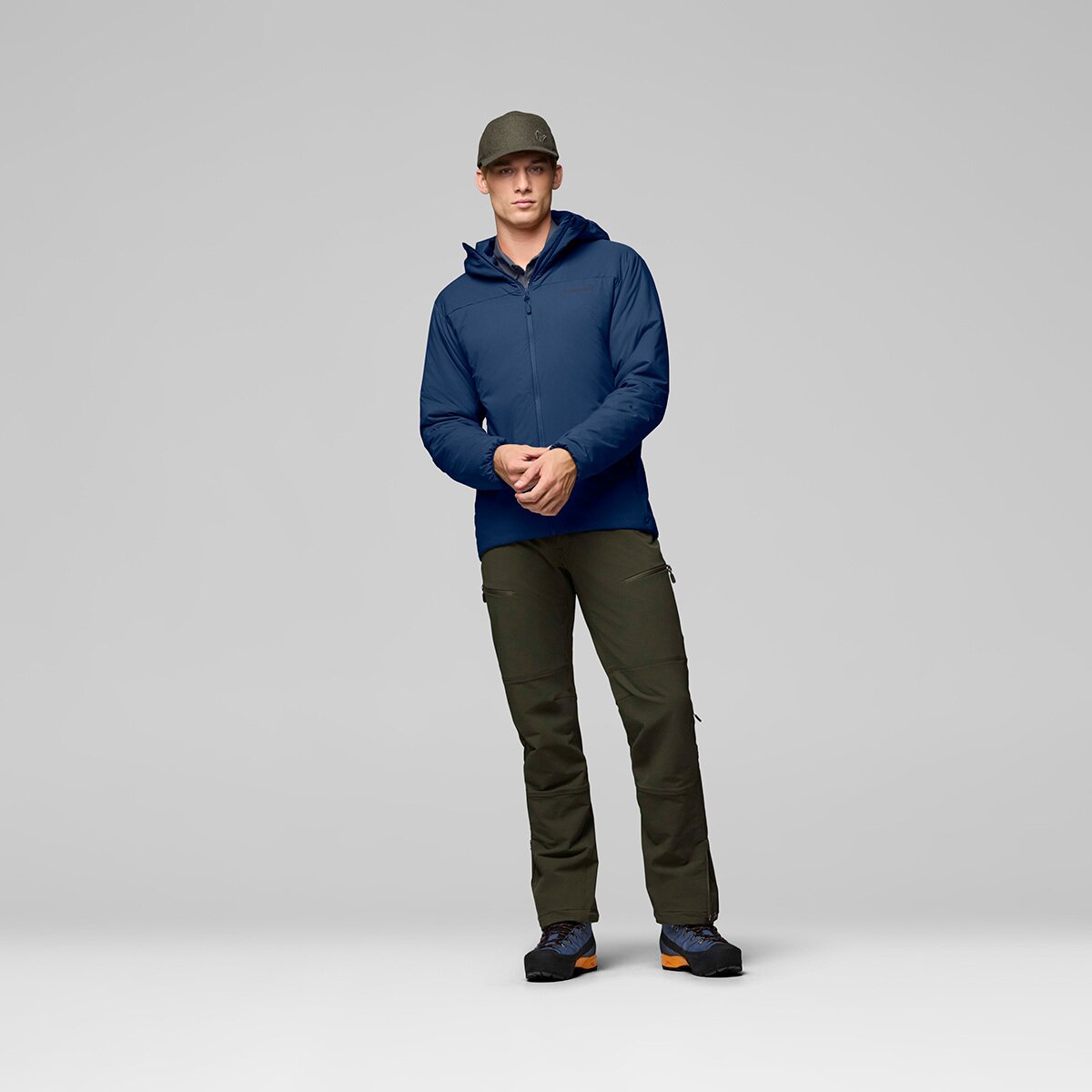 Norrona Femund Thermo60 Zip Hooded Jacket - Men's - Clothing