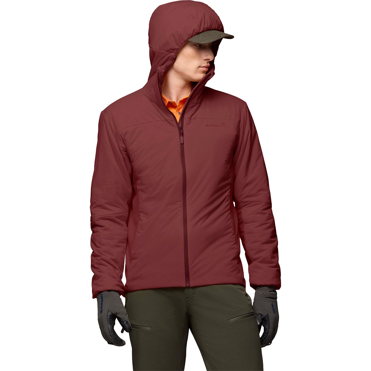 Image of Norrona Femund Thermo60 Zip Hooded Jacket - Men's Port, S