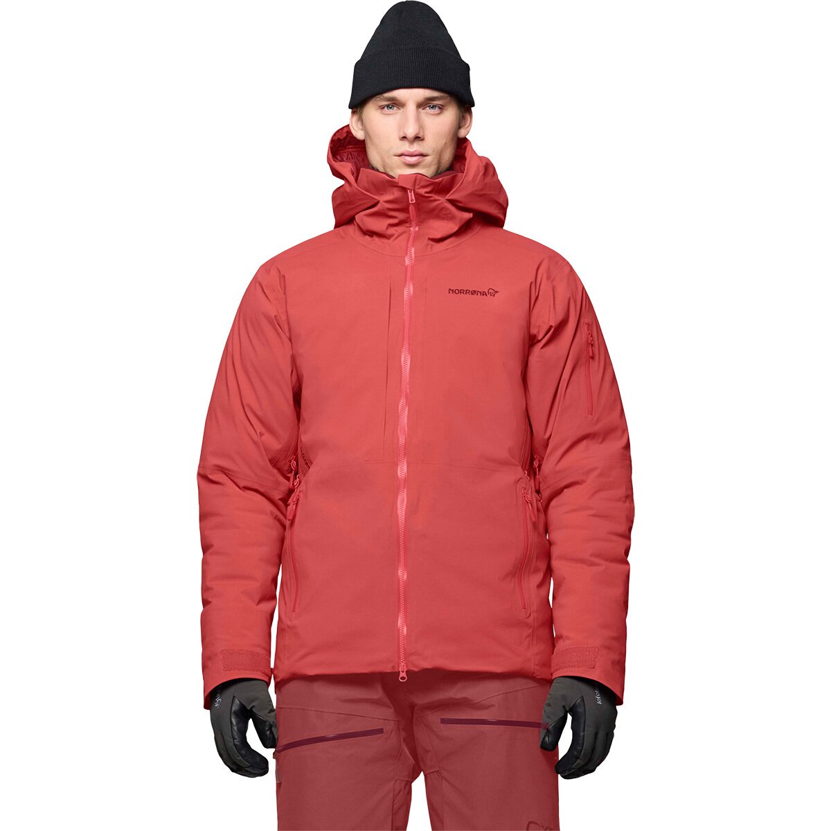 Image of Norrona Lofoten GORE-TEX Down800 Jacket - Men's Baked Apple, S