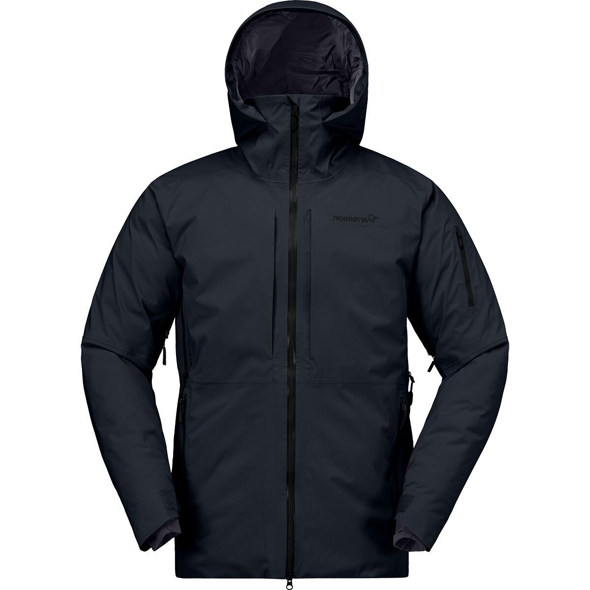 Image of Norrona Lofoten GORE-TEX Down800 Jacket - Men's Caviar Black, L
