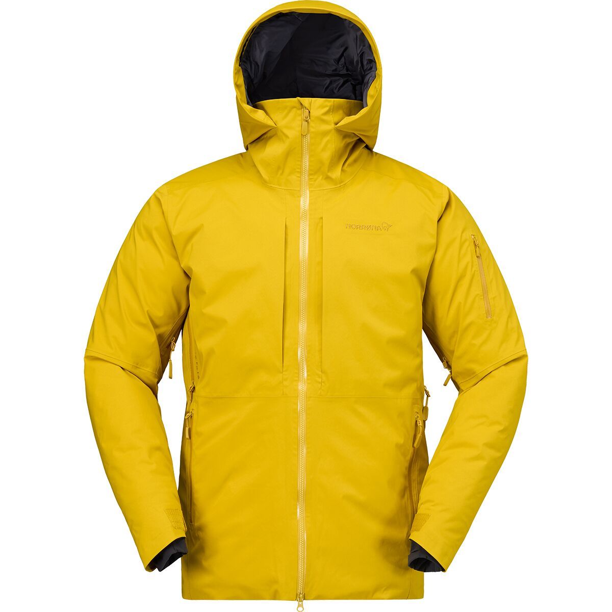 Image of Norrona Lofoten GORE-TEX Down800 Jacket - Men's Golden Palm, XL