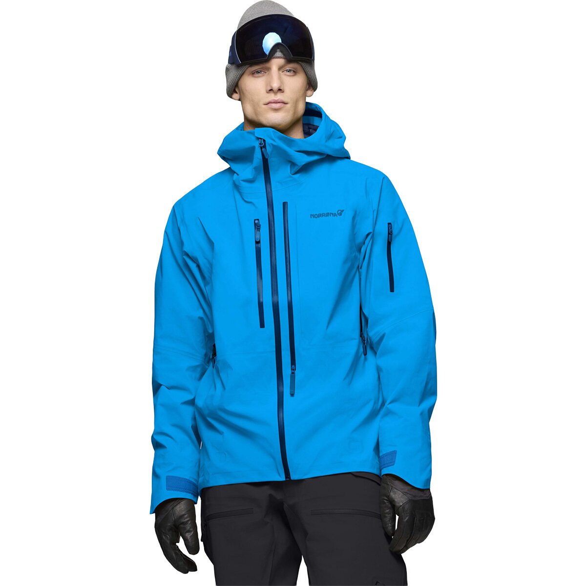 Image of Norrona Lofoten GORE-TEX PRO Jacket - Men's Brilliant Blue, XL