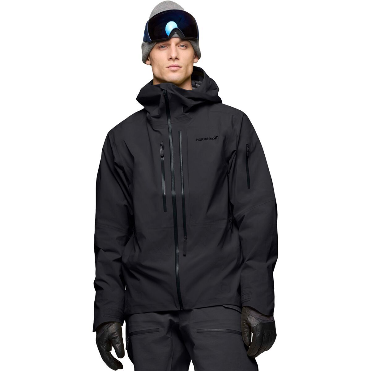 Image of Norrona Lofoten GORE-TEX PRO Jacket - Men's Caviar Black, XXL