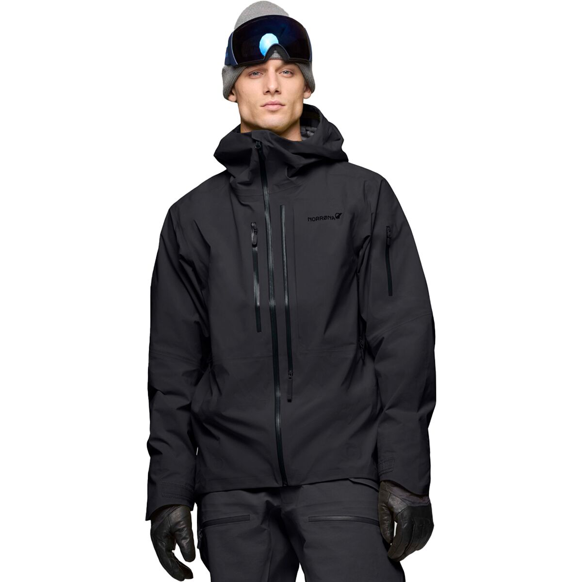 Image of Norrona Lofoten GORE-TEX PRO Jacket - Men's Caviar Black, S
