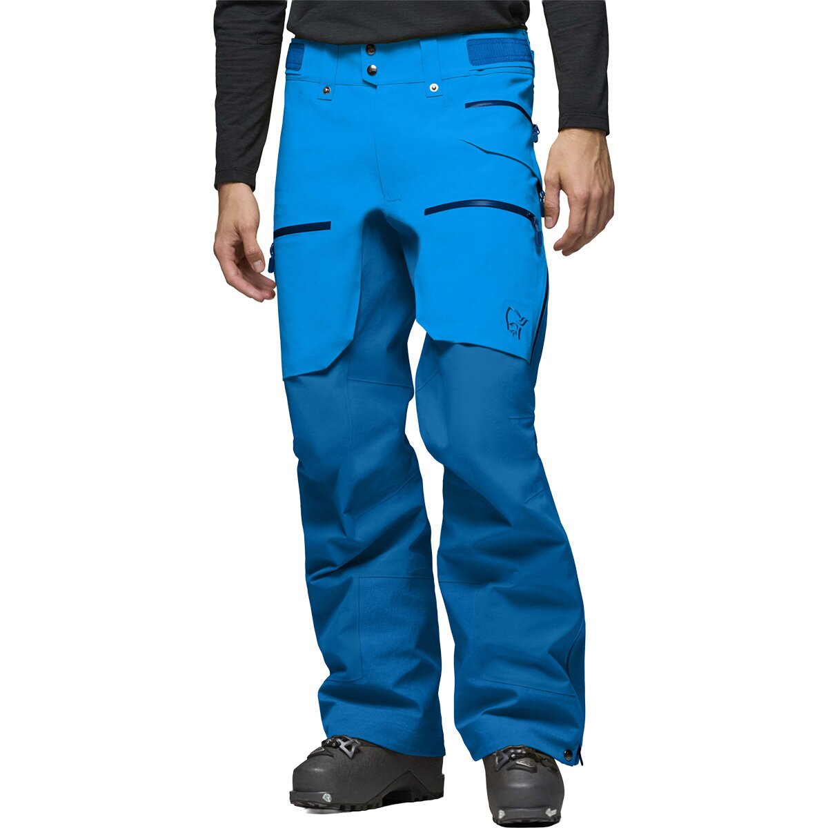 Image of Norrona Lofoten GORE-TEX PRO Pant - Men's Brilliant Blue/Dark Blue, L