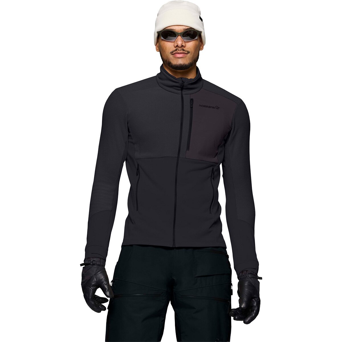 Image of Norrona Lofoten Warm2 Jacket - Men's Caviar Black, L