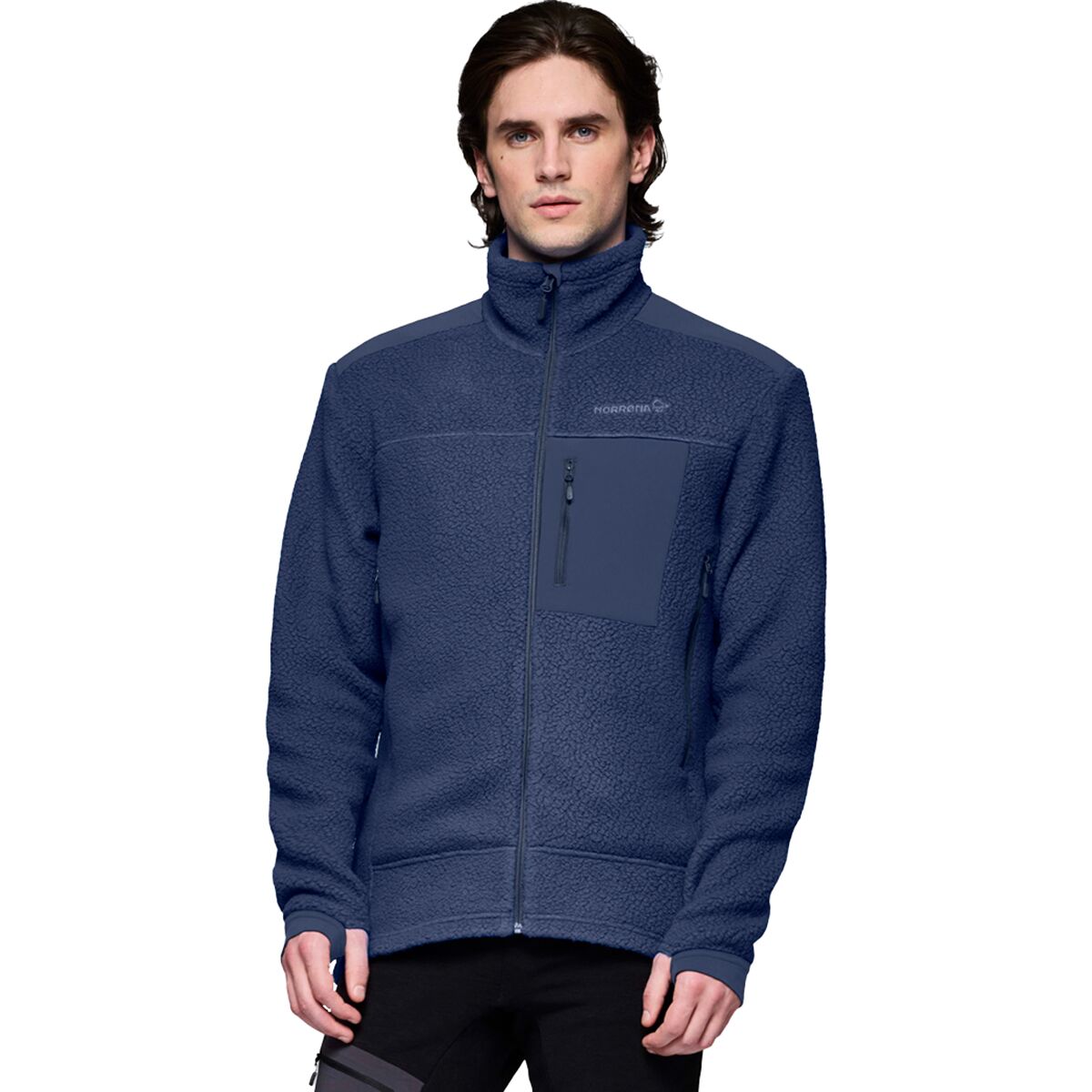 Image of Norrona Trollveggen Warm3 Jacket - Men's Indigo Night, XL