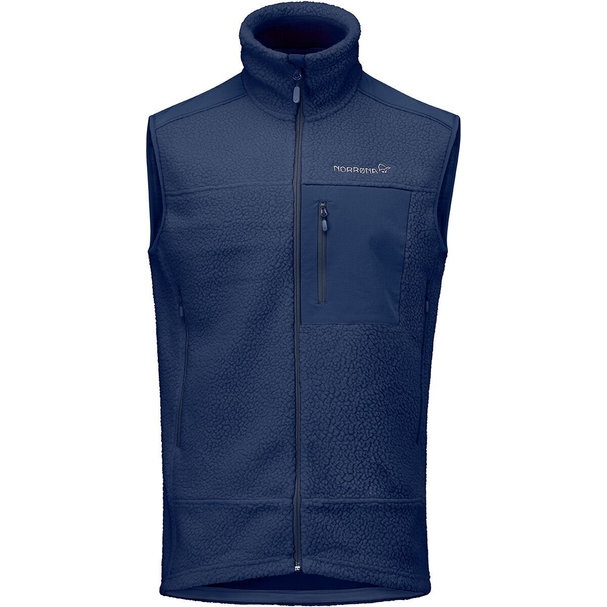 Image of Norrona Trollveggen Warm3 Vest - Men's Indigo Night, XL