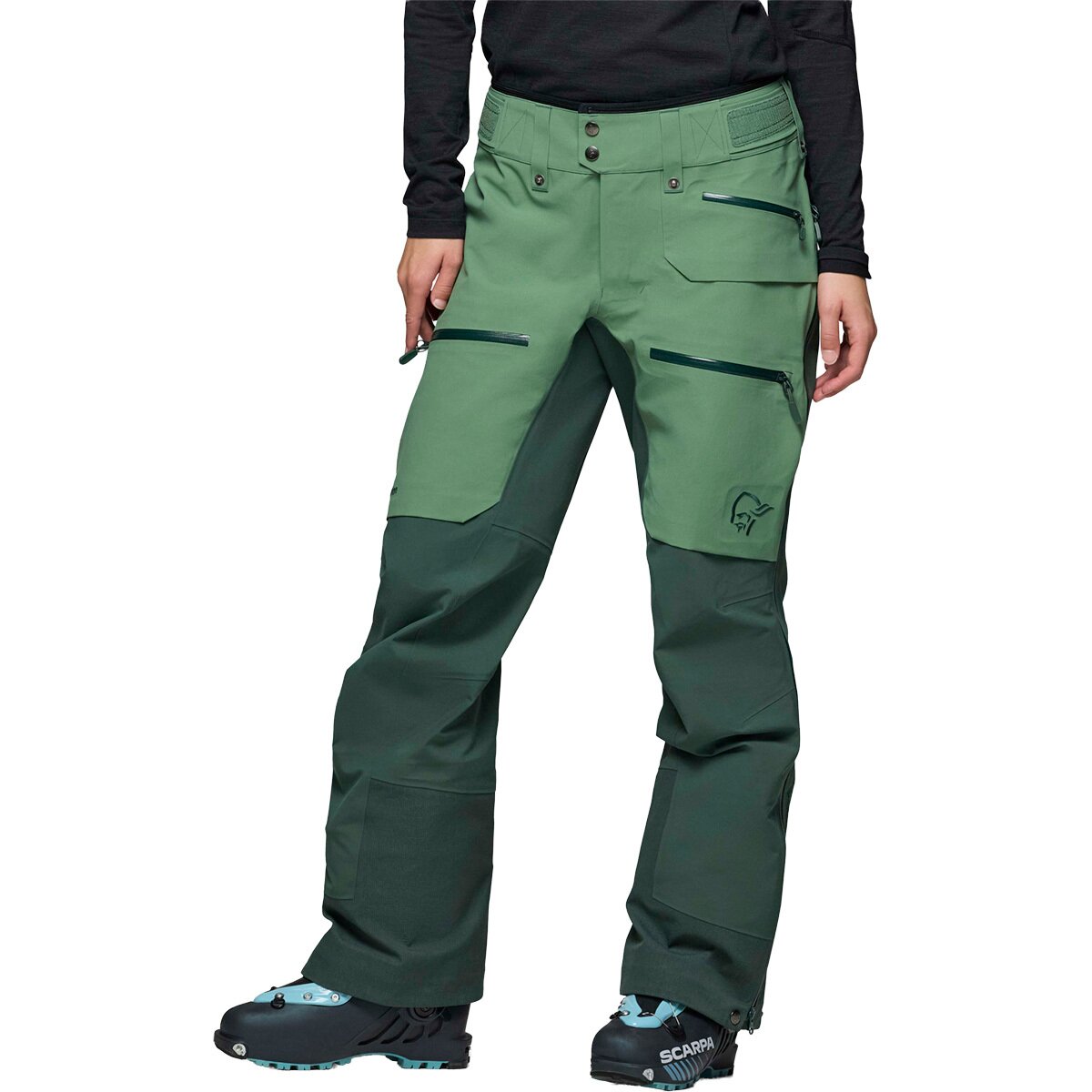 Image of Norrona Lofoten GORE-TEX PRO Pant - Women's Dark Ivy, XS