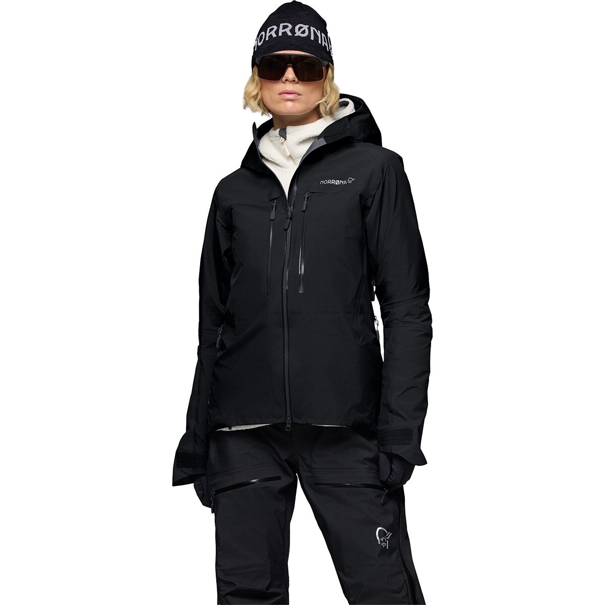 Image of Norrona Trollveggen Gore-Tex Pro Light Jacket - Women's Caviar Black, S