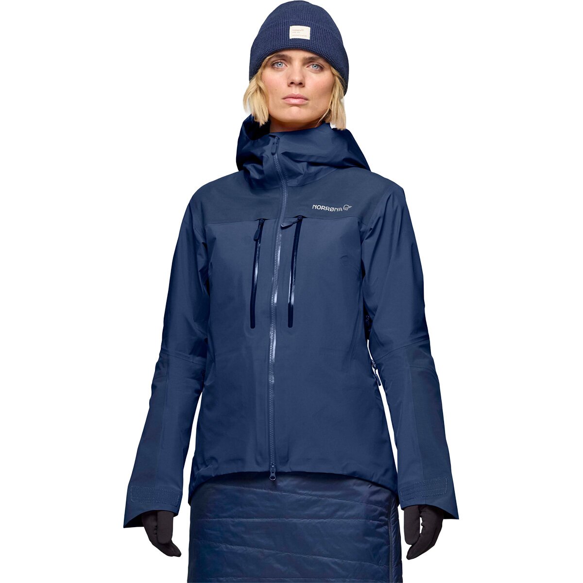 Image of Norrona Trollveggen Gore-Tex Pro Light Jacket - Women's Indigo Night, S