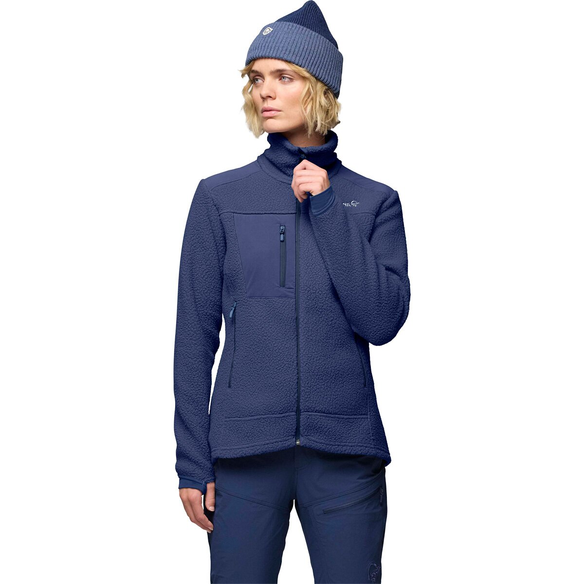 Image of Norrona Trollveggen Warm3 Jacket - Women's Indigo Night, L