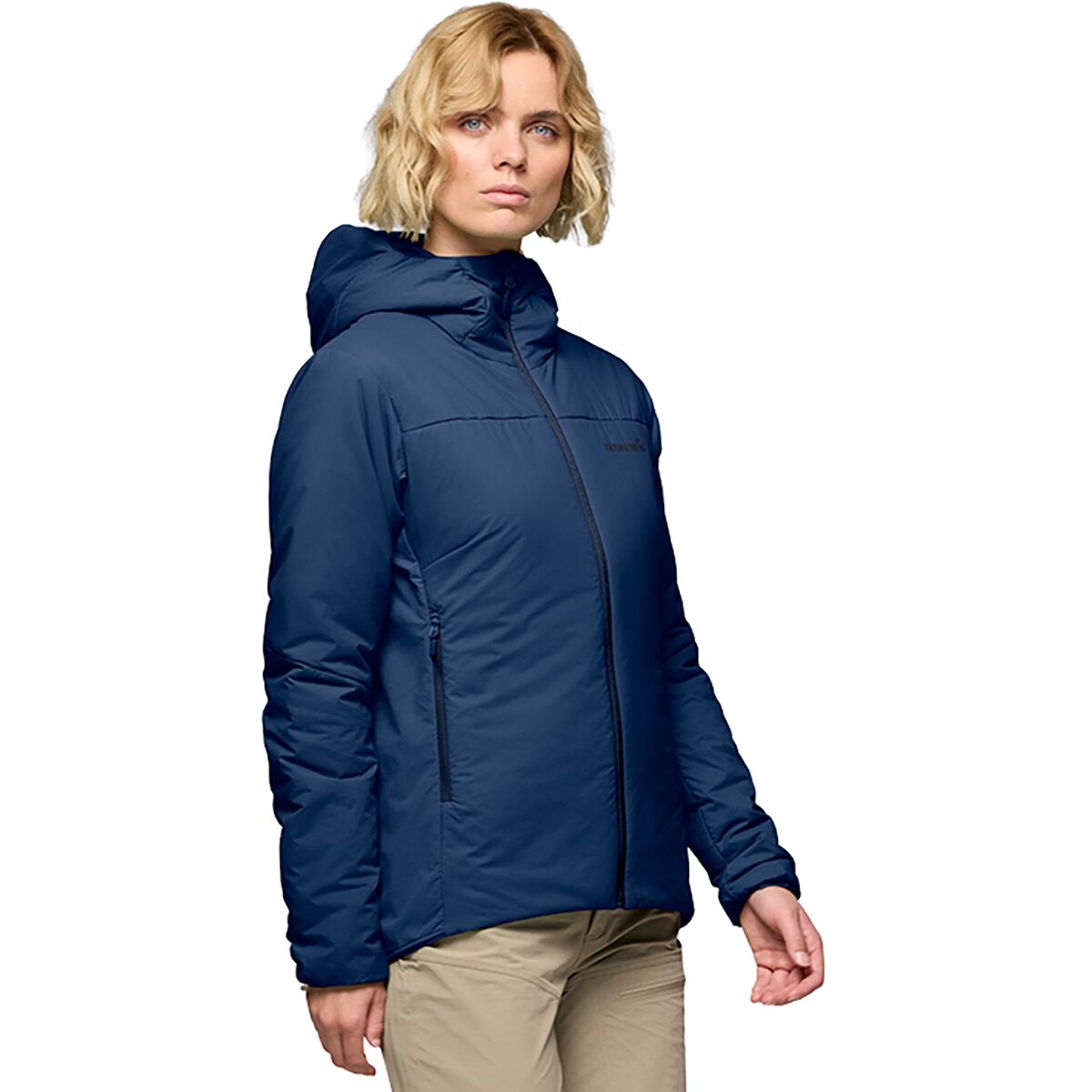 Image of Norrona Femund Thermo60 Zip Hooded Jacket - Women's Indigo Night, XS