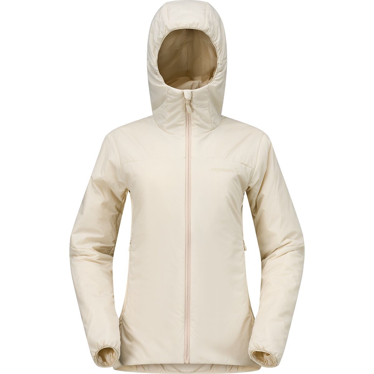 Image of Norrona Femund Thermo60 Zip Hooded Jacket - Women's Oatmeal, S